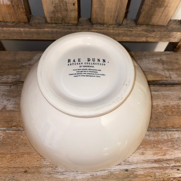 Rae Dunn “WAKE UP” cereal bowl - Picture 2 of 2